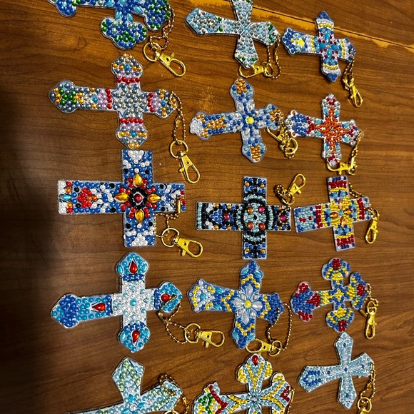 Colorful Animal Keychains with Rhinestones - Picture 8 of 8